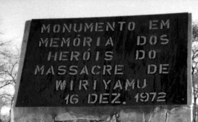 Mozambique Remembers those massacred in Wirimayu
