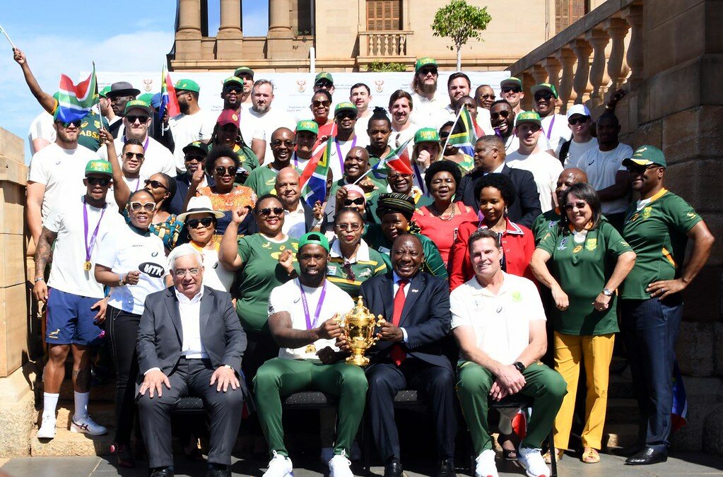 South Africa’s World Cup-Winning Springboks Receive Hero’s Welcome